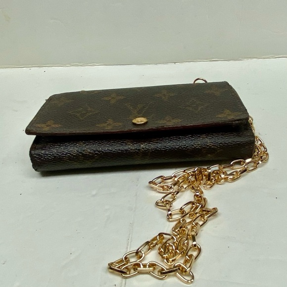 Louis Vuitton, Mono Brown Leather, Compact Wallet Crossbody (CA0969) - Picture 9 of 15